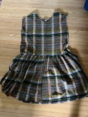 French Connection Plaid Babydoll Dress